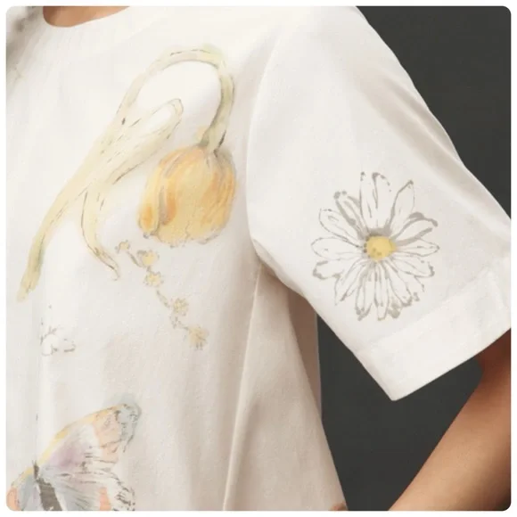 NWT Anthropologie The Swan Gossip Emmy Short-Sleeve Swing Mini Dress, XL - Picture 6 of 17